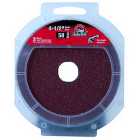 Gator Finishing 3072 45 x 88 in 50 Grit Aluminum Oxide Fiber Disc 3PK 197294